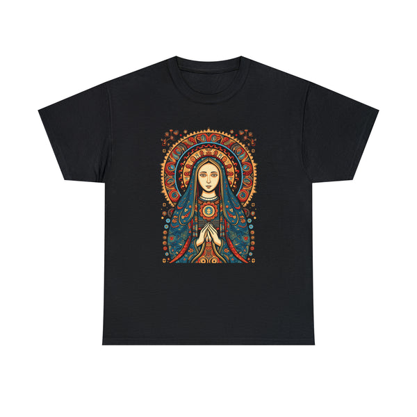 St. Mary Colourful Modern Art - Black Unisex T-Shirt