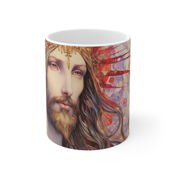 Jesus Christ the Lord - White Ceramic Mug 11oz - 325 ml