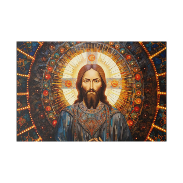 Jesus Christ the King - Orthodox Icon Wall Art - Matte Canvas - 4 Sizes