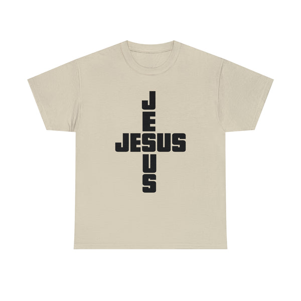 Jesus Word Art Christian Unisex Christian T-Shirt