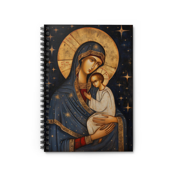 St. Mary Orthodox Art Spiral Notebook - Ruled Line