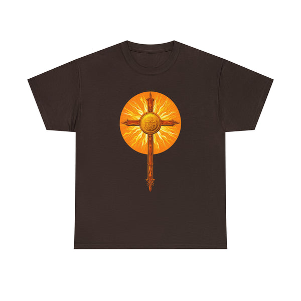 Cross With Sun in Background - Unisex Christian Tshirt