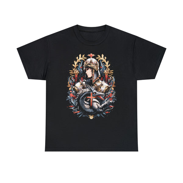 Anime Style St. George Unisex Christian T-Shirt