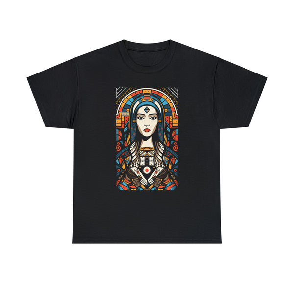 St. Mary Cubism Art - Black Unisex T-Shirt